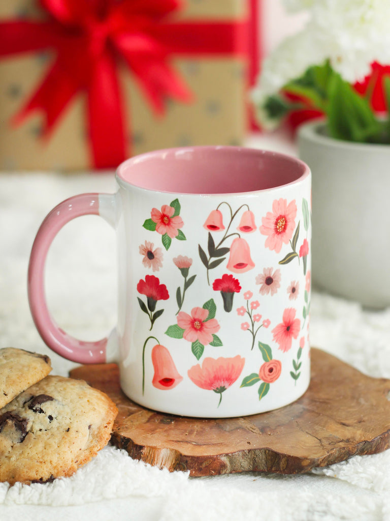 The Spring Palette MUGS Pink Ceramic Berry Punch Coffee Mug