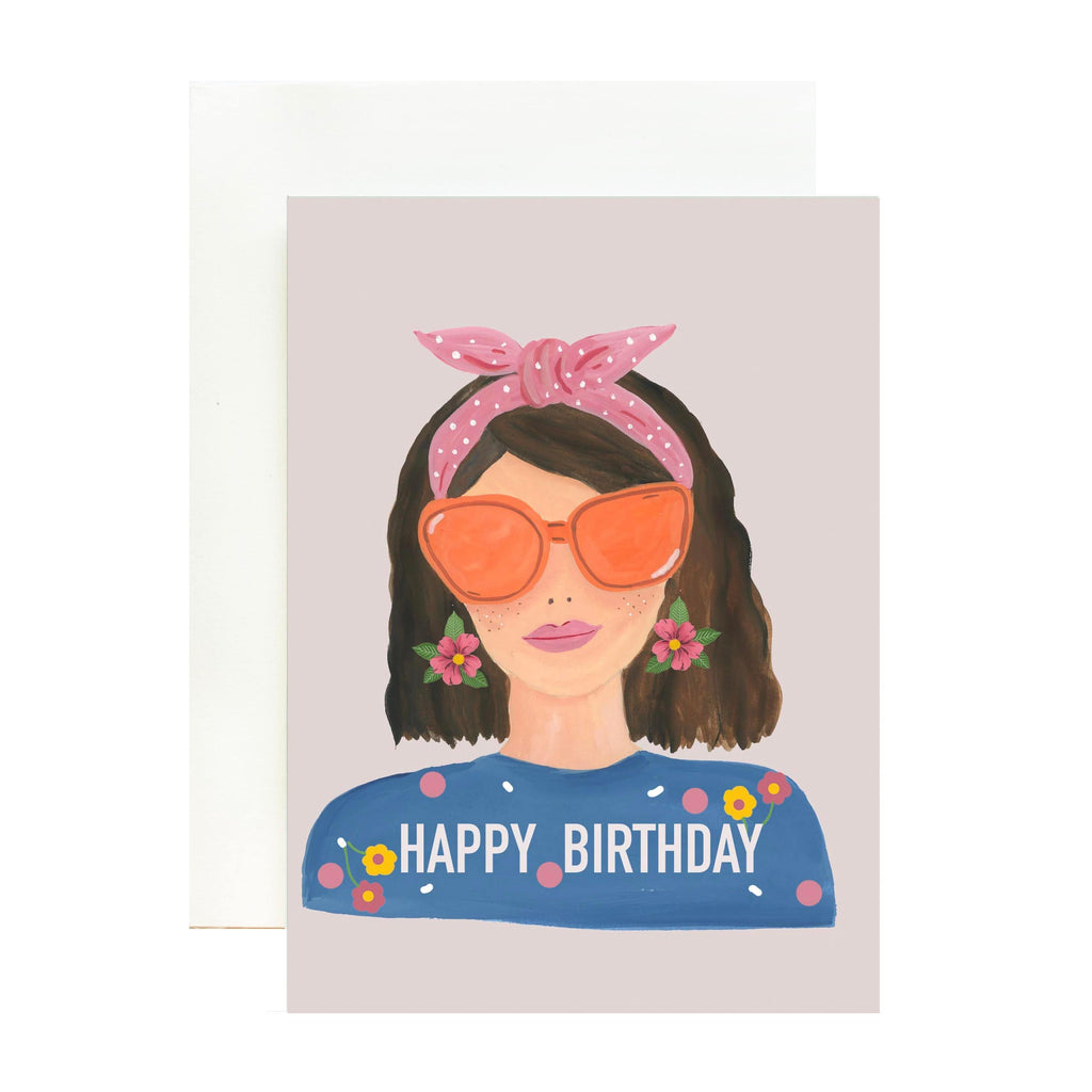 THE SPRING PALETTE Greeting Card Happy Birthday Boss Girl Greeting Card