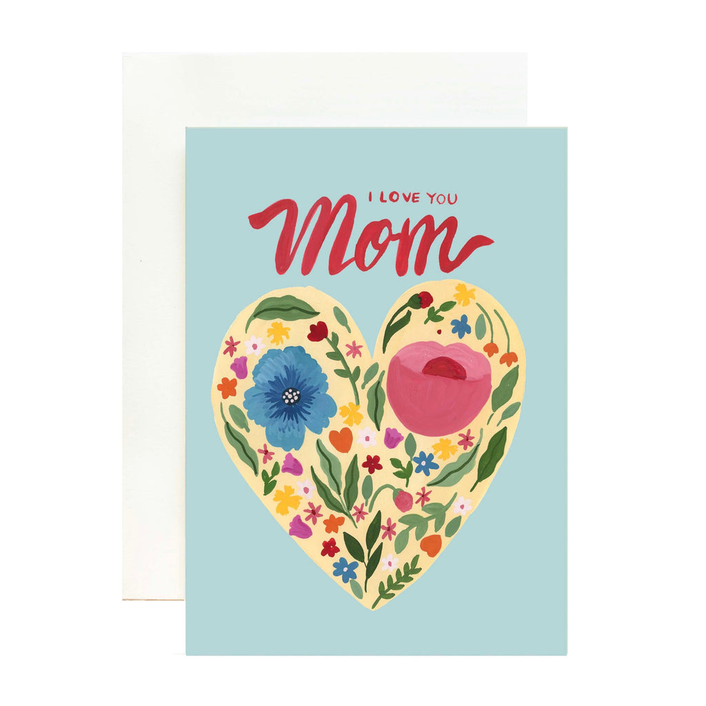 THE SPRING PALETTE Greeting Card Love you Mom Greeting Card