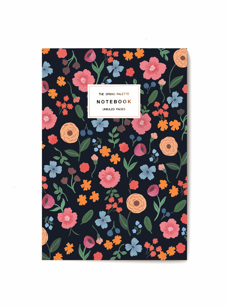Midnight Garden Notebook - The Spring Palette