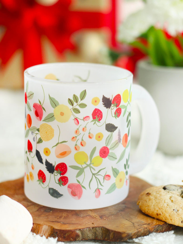 The Spring Palette MUGS Frosted Glass Prairie Coffee Mug
