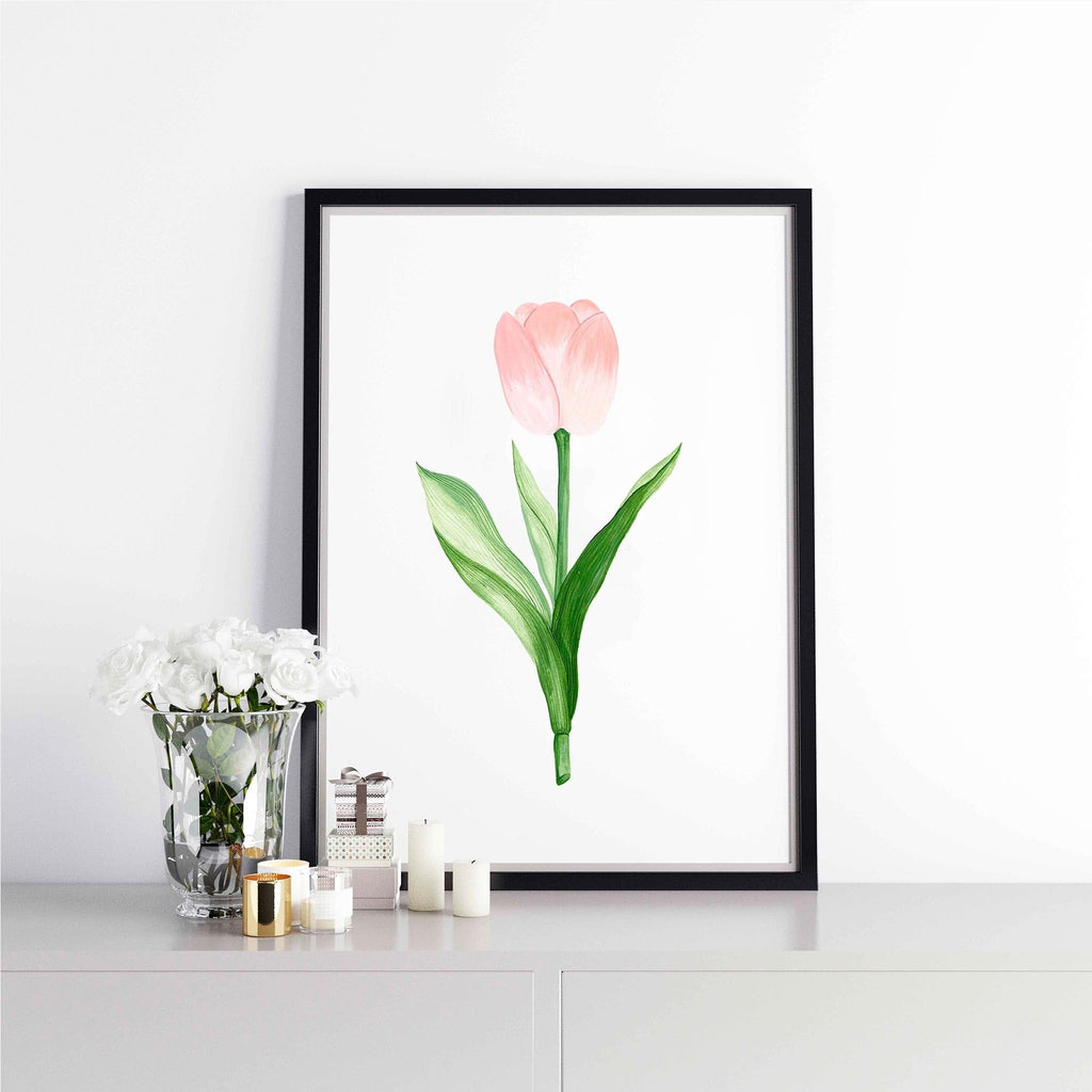 Tulip Botanical Art Print | Wall Art - The Spring Palette