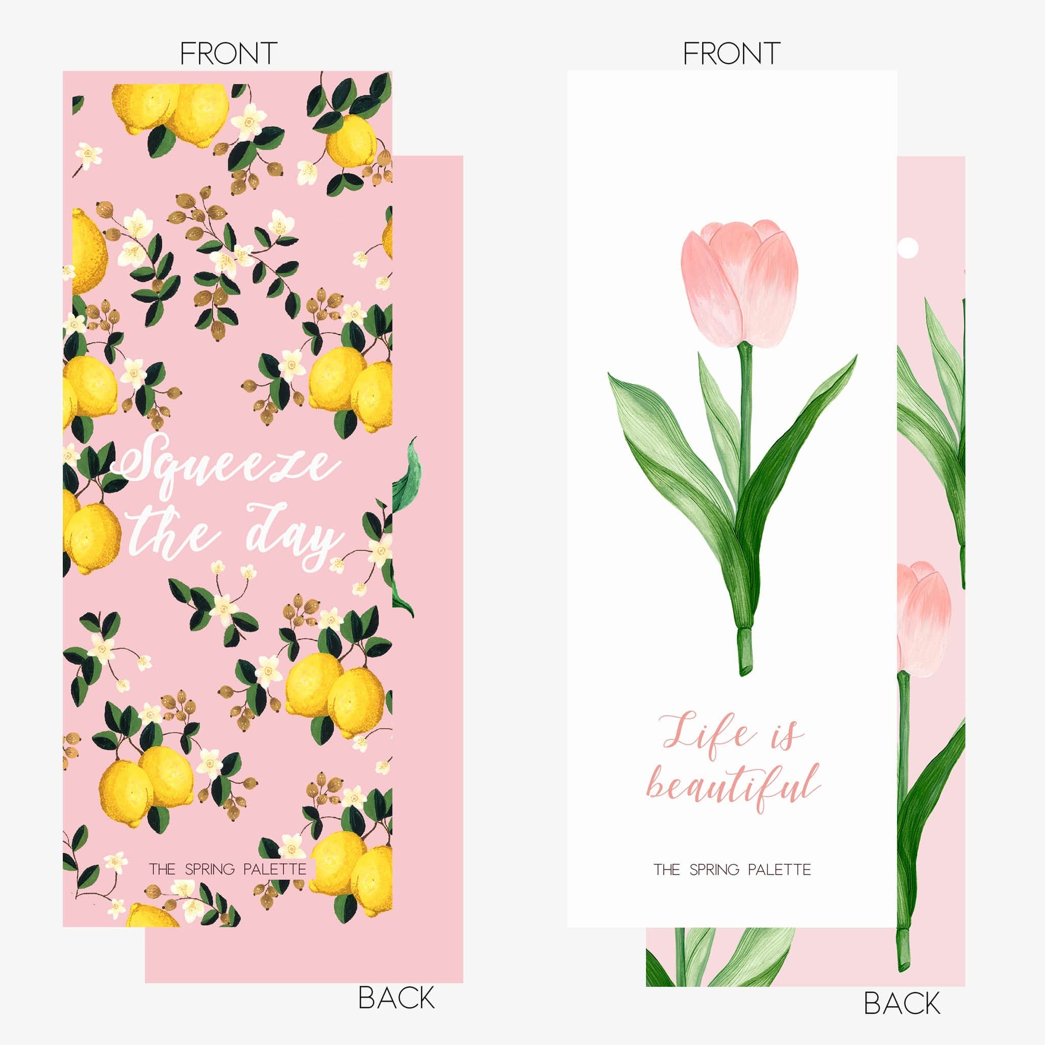 THE SPRING PALETTE TSP Bookmark (Set of 10)