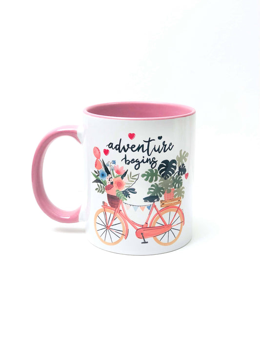 Adventure Begins Mug - The Spring Palette