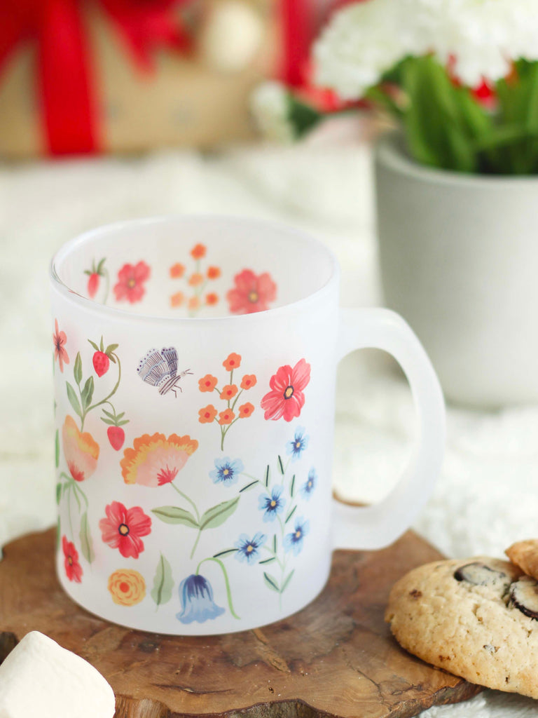 The Spring Palette MUGS Frosted Glass Amelia Coffee Mug