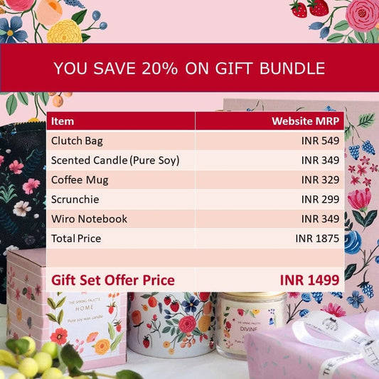 THE SPRING PALETTE Gift Amore Gift Set | Personalized gift hamper for Occasion (Birthday, Anniversary, Farewell)