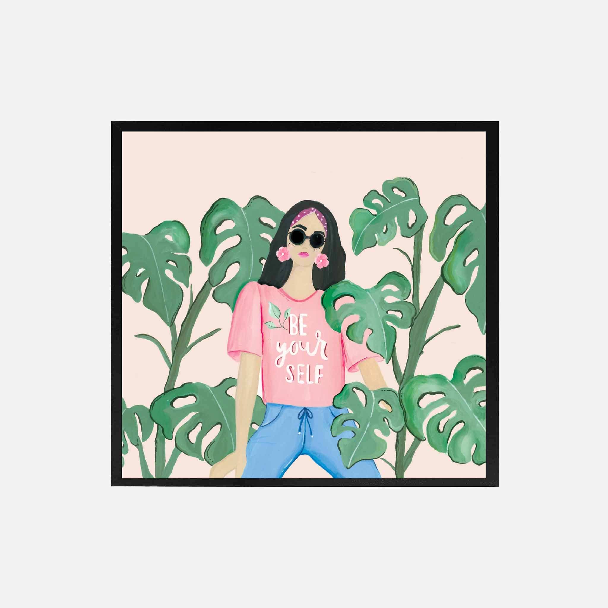 Be Urself Art Print | Wall Art - The Spring Palette