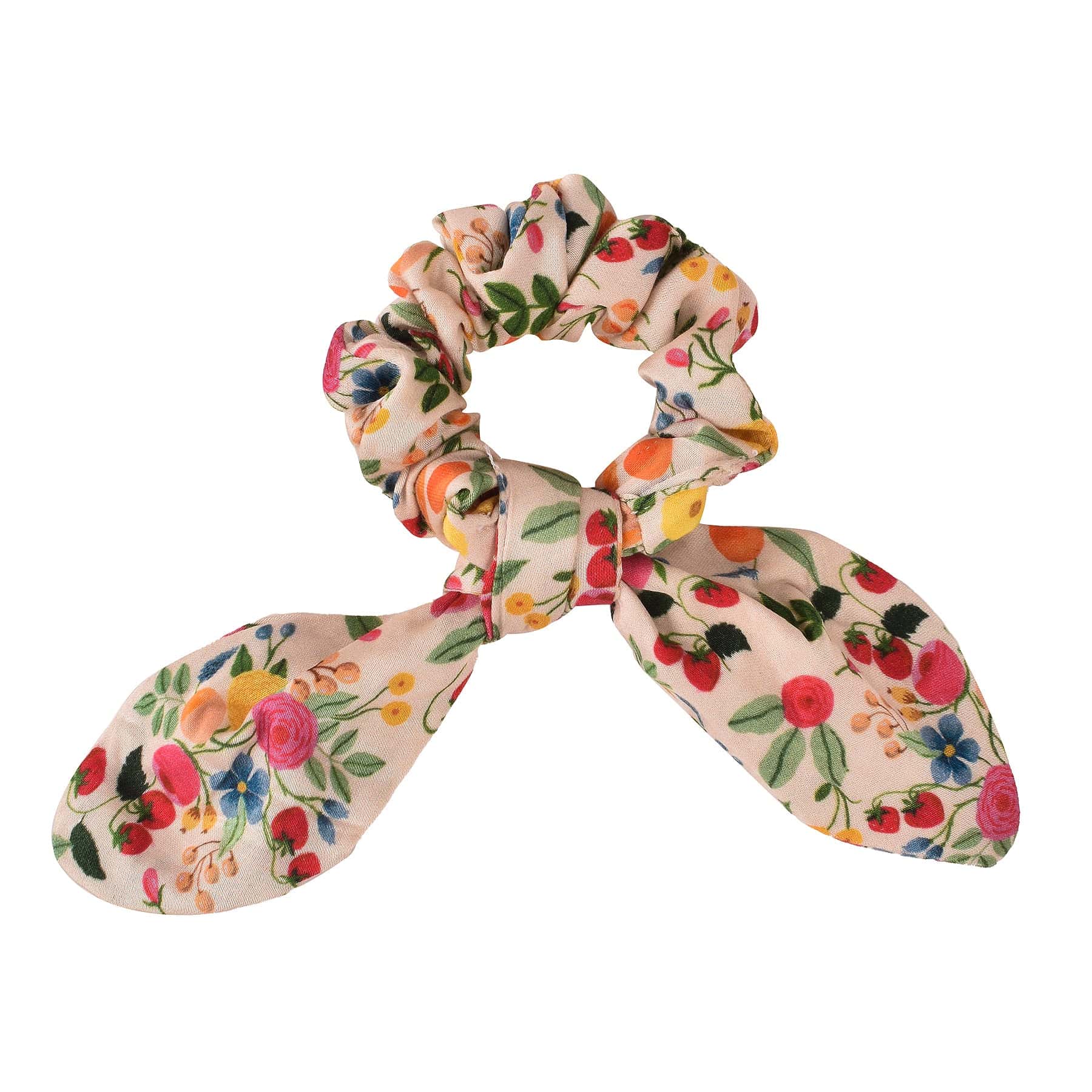 THE SPRING PALETTE Hair Accessory Belle Fleur Bow Scrunchie