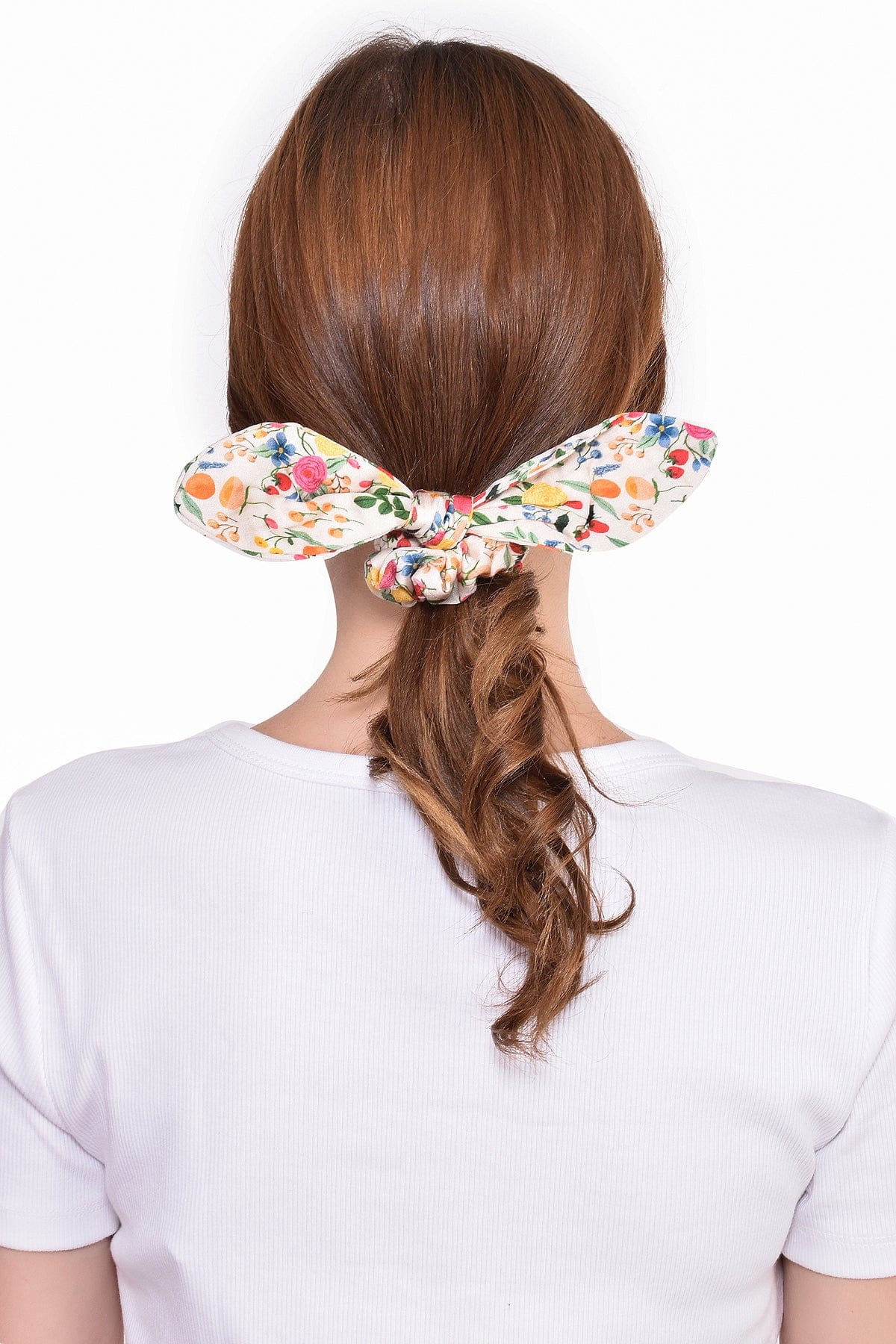 THE SPRING PALETTE Hair Accessory Belle Fleur Bow Scrunchie