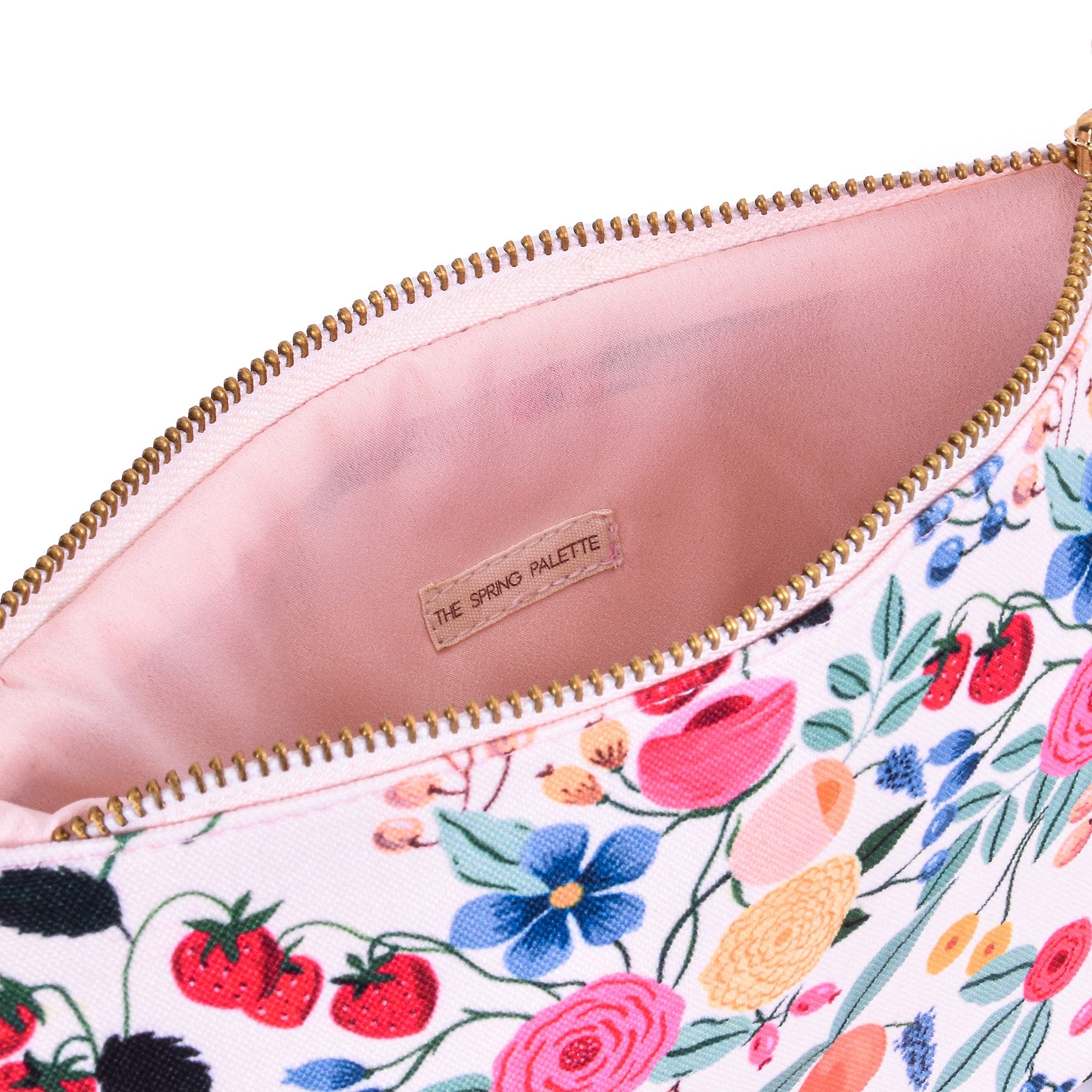 The Spring Palette Pouch Belle Fleur Flat Pouch