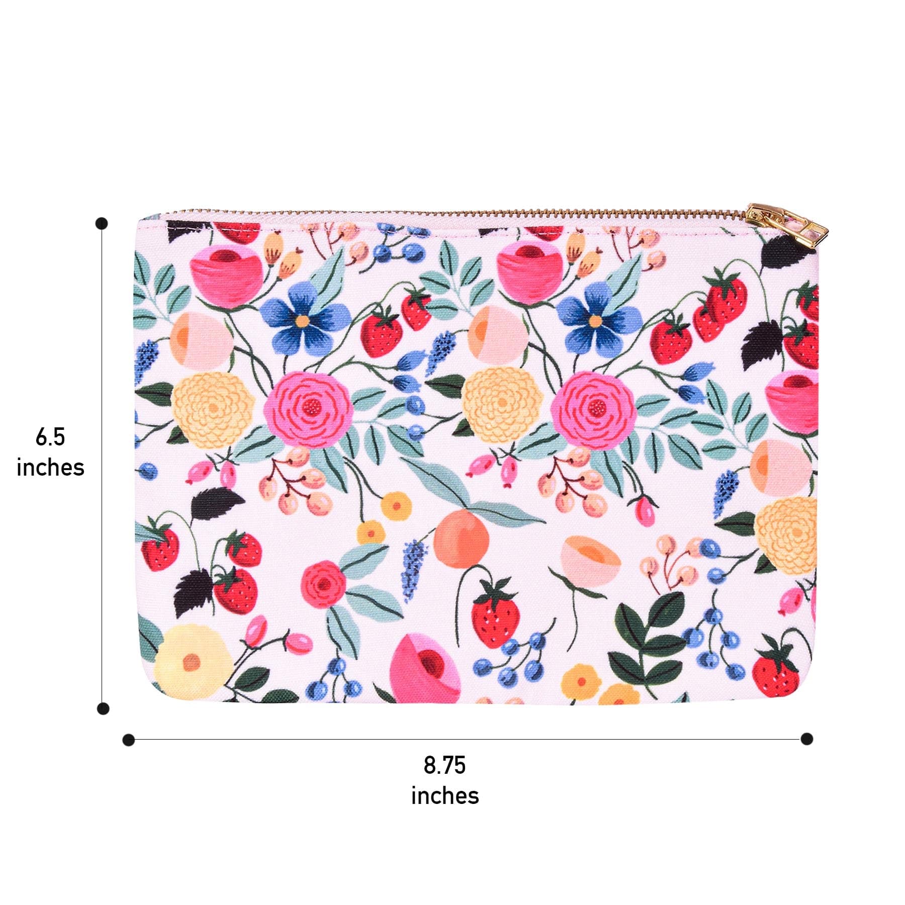 The Spring Palette Pouch Belle Fleur Flat Pouch