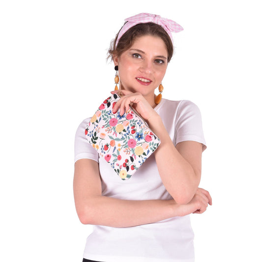 The Spring Palette Pouch Belle Fleur Flat Pouch
