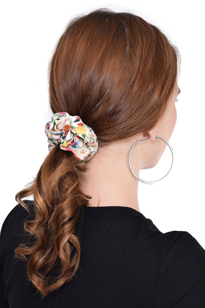 THE SPRING PALETTE Hair Accessory Belle Fleur Regular Scrunchie