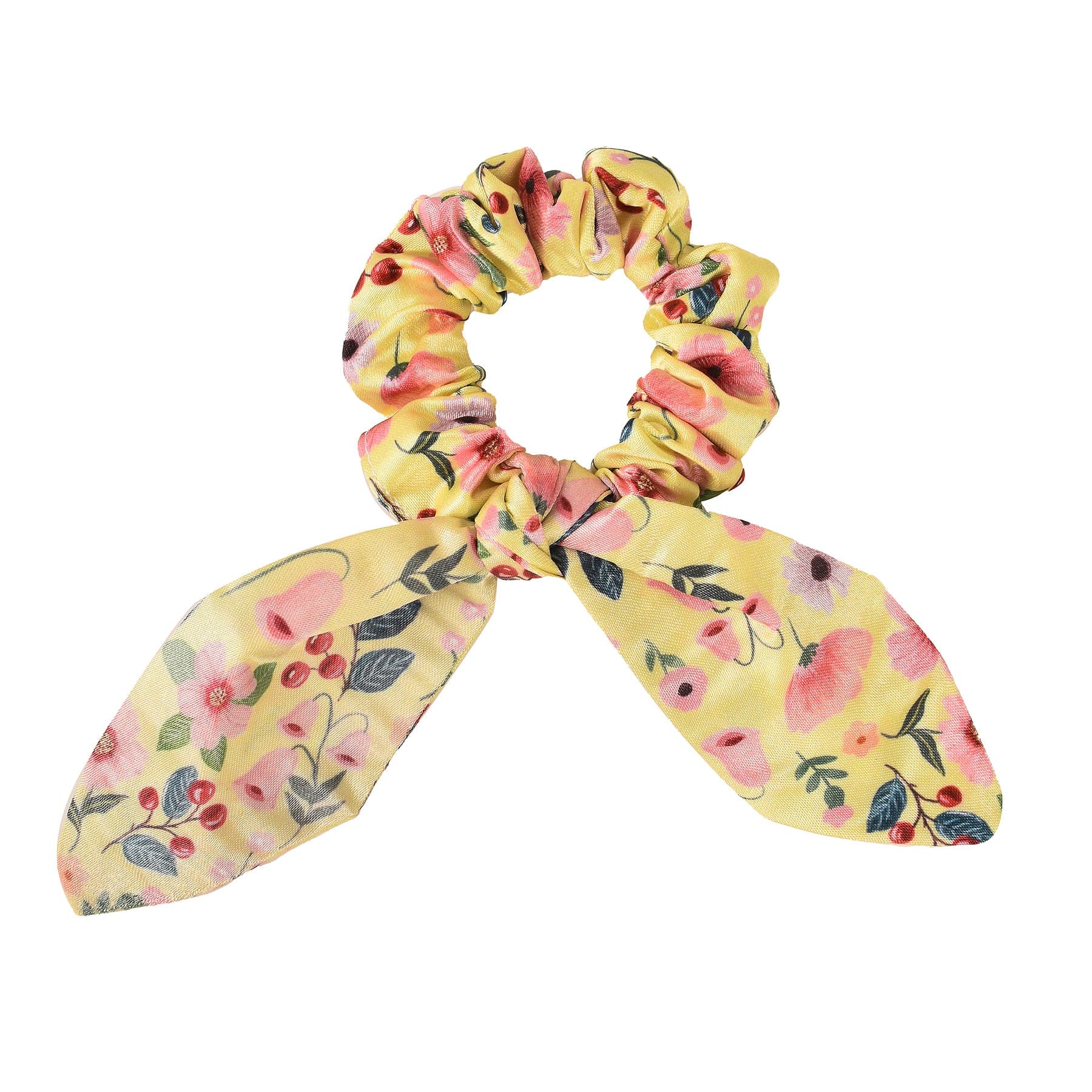 THE SPRING PALETTE Hair Accessory Berry Punch Bow Scrunchie