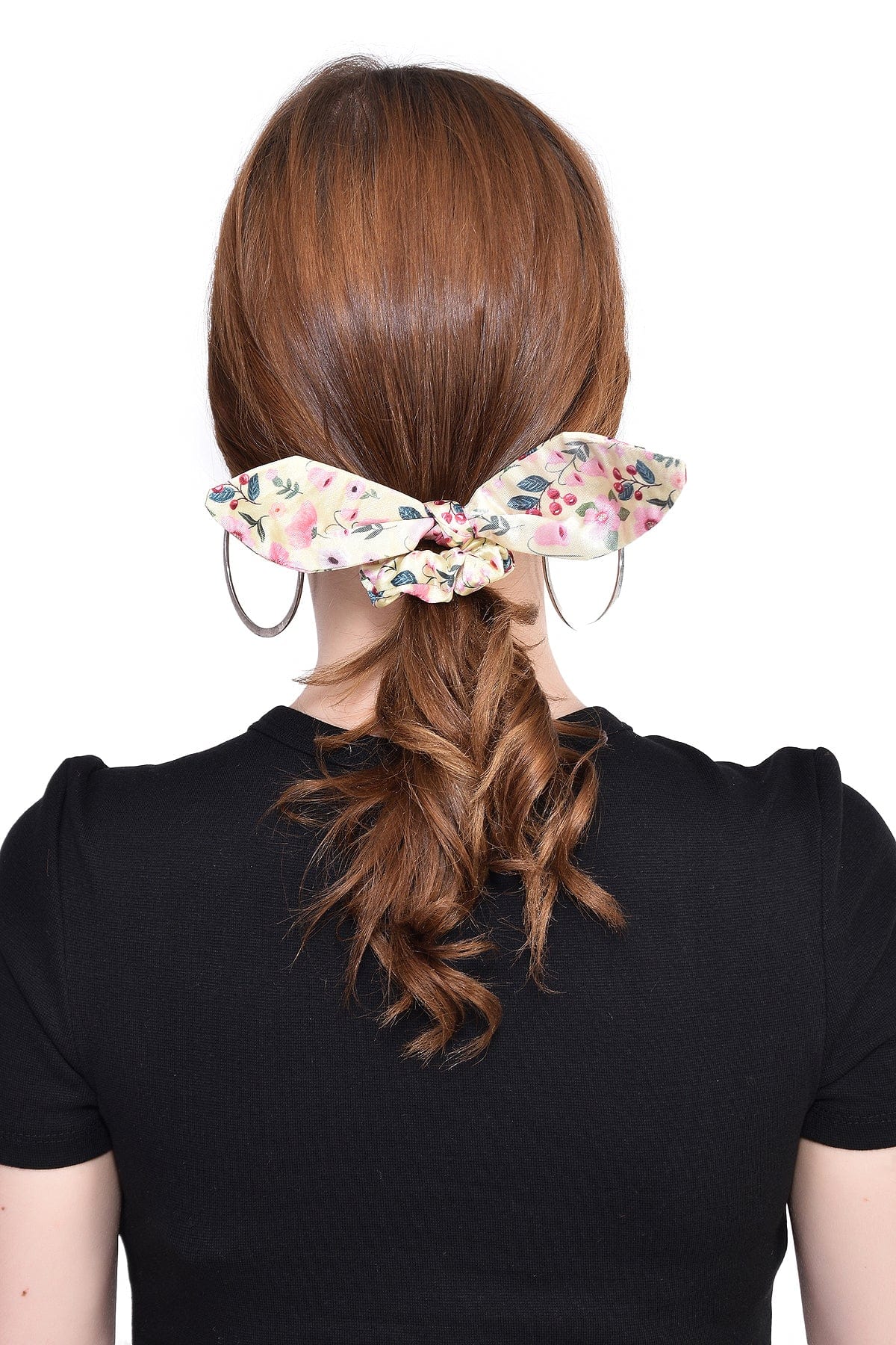 THE SPRING PALETTE Hair Accessory Berry Punch Bow Scrunchie