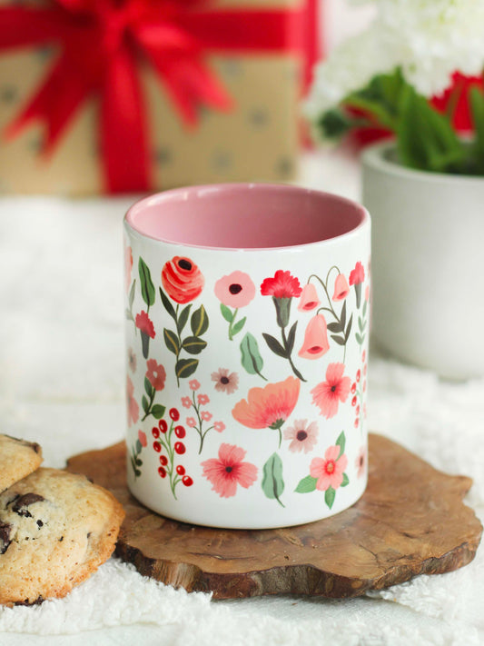 The Spring Palette MUGS Pink Ceramic Berry Punch Coffee Mug