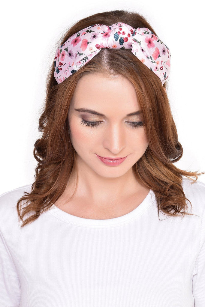 THE SPRING PALETTE Hair Accessory Berry Punch Top-knotted Headband