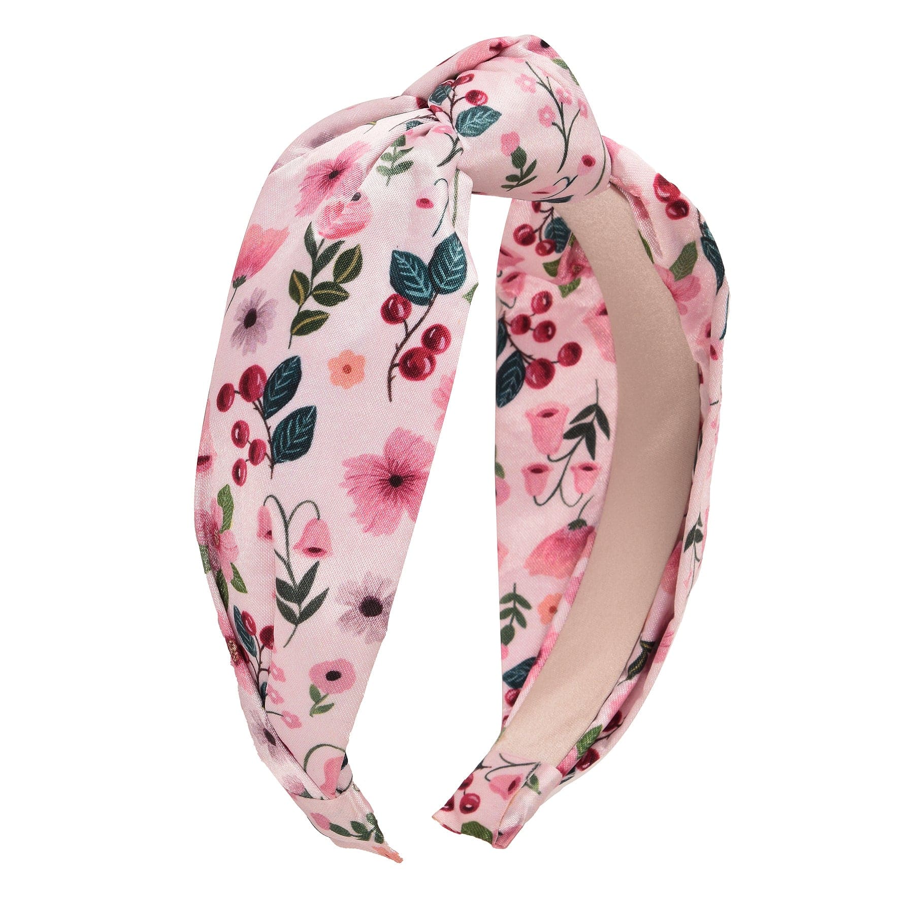 THE SPRING PALETTE Hair Accessory Berry Punch Top-knotted Headband