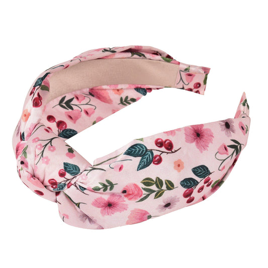 THE SPRING PALETTE Hair Accessory Berry Punch Top-knotted Headband