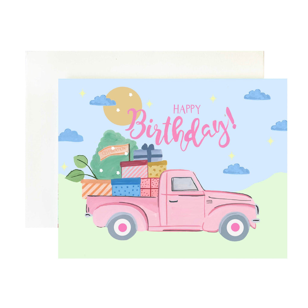 Birthday Delivery Greeting Card - The Spring Palette