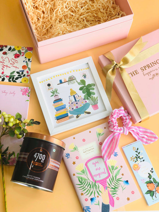 The Spring Palette Gift Book Lover Gift Set