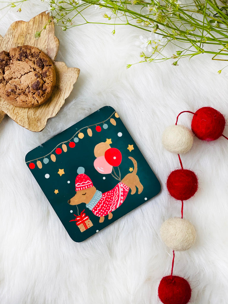 Christmas Moments Coasters(Set of 4) - The Spring Palette