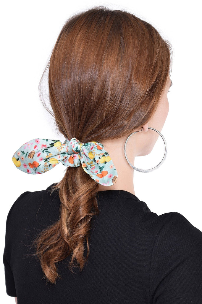 THE SPRING PALETTE Hair Accessory Citrus Bunch Bow Scrunchie