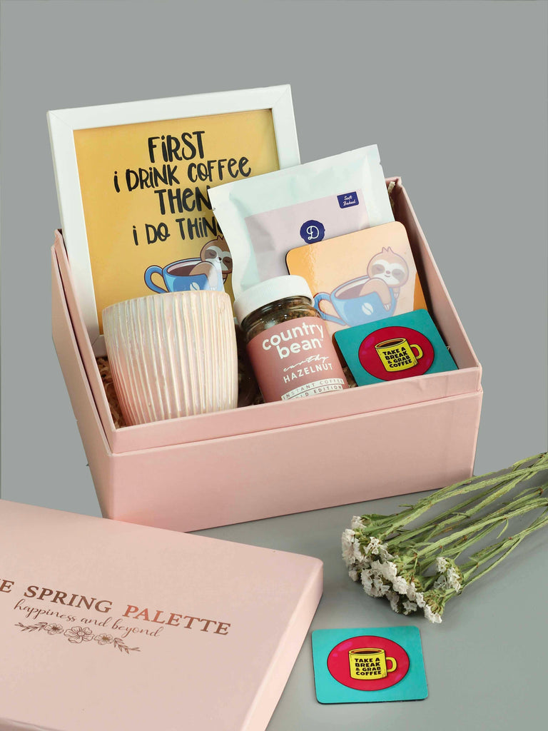 The Spring Palette Gift Coffee Lovers Gift Hamper