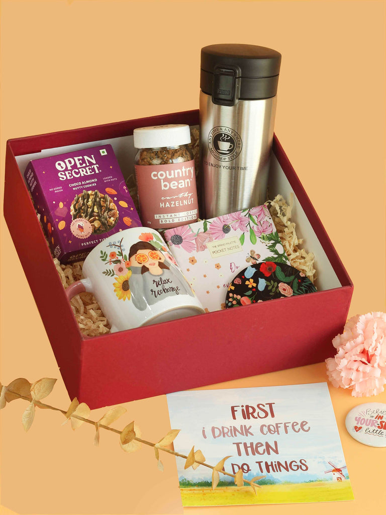 The Spring Palette Gift Coffee O'Clock Gift Hamper