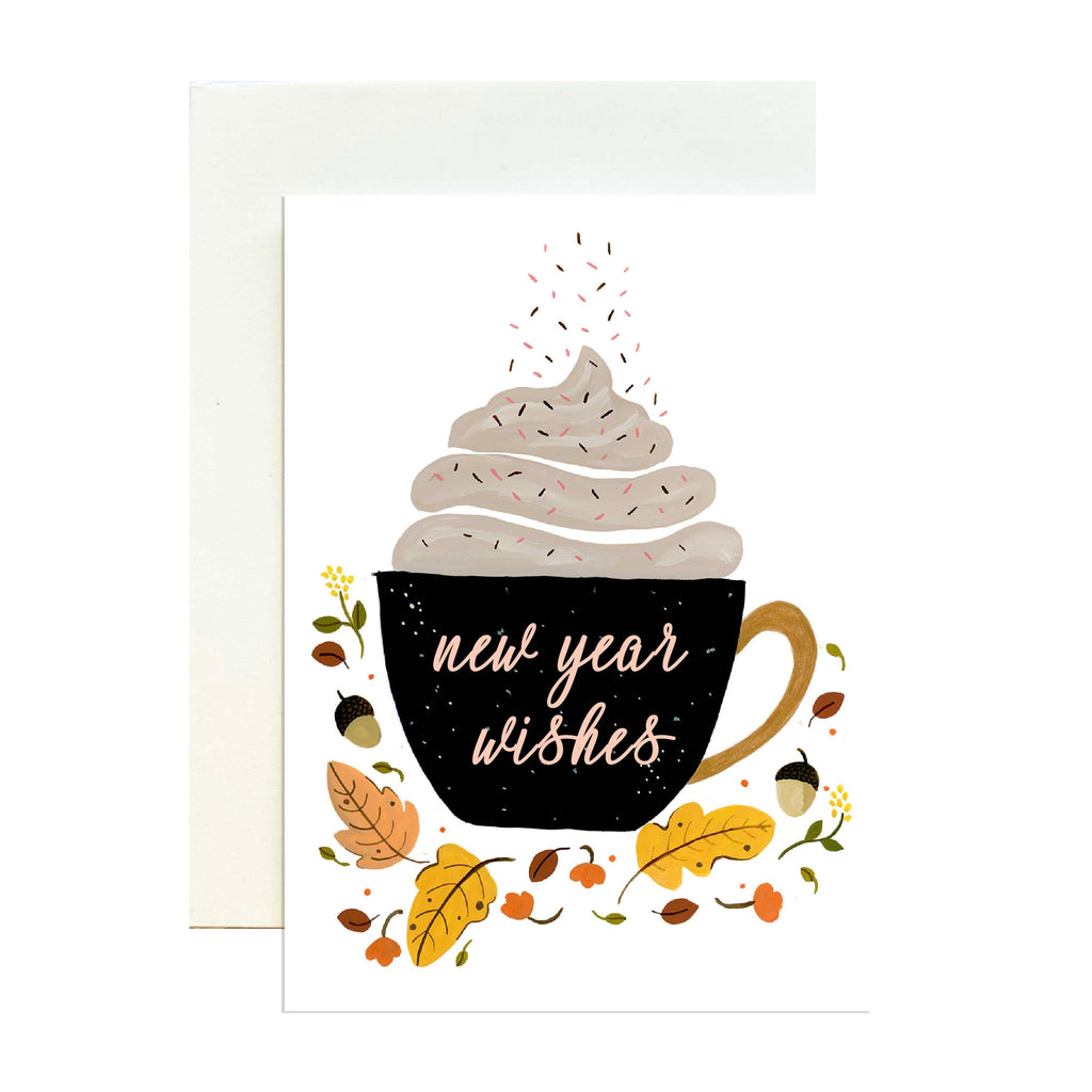 Creamy Latte Greeting Card - The Spring Palette
