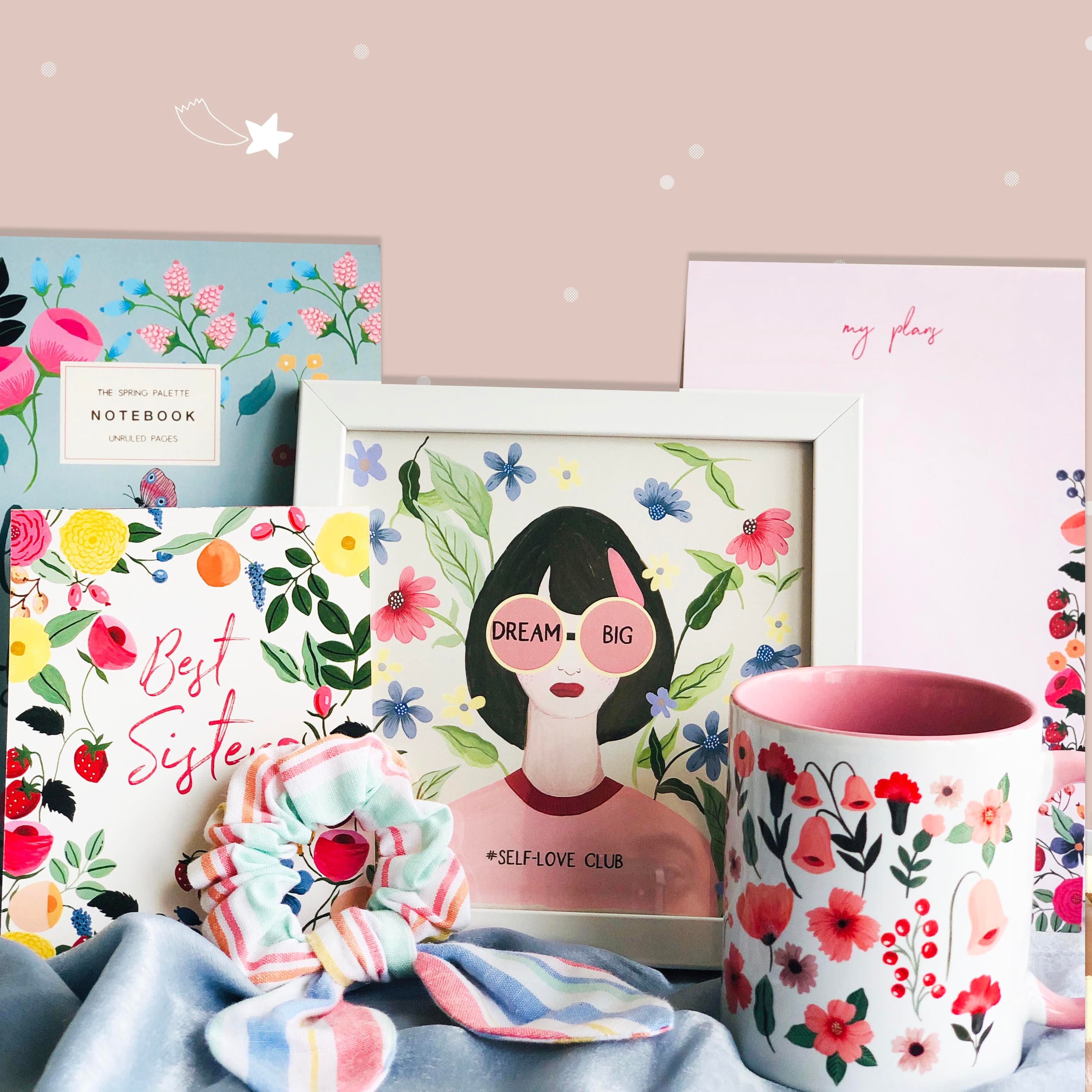 The Spring Palette Gift Without Strawberry Preserve Dream Big Sister Special Gift Set