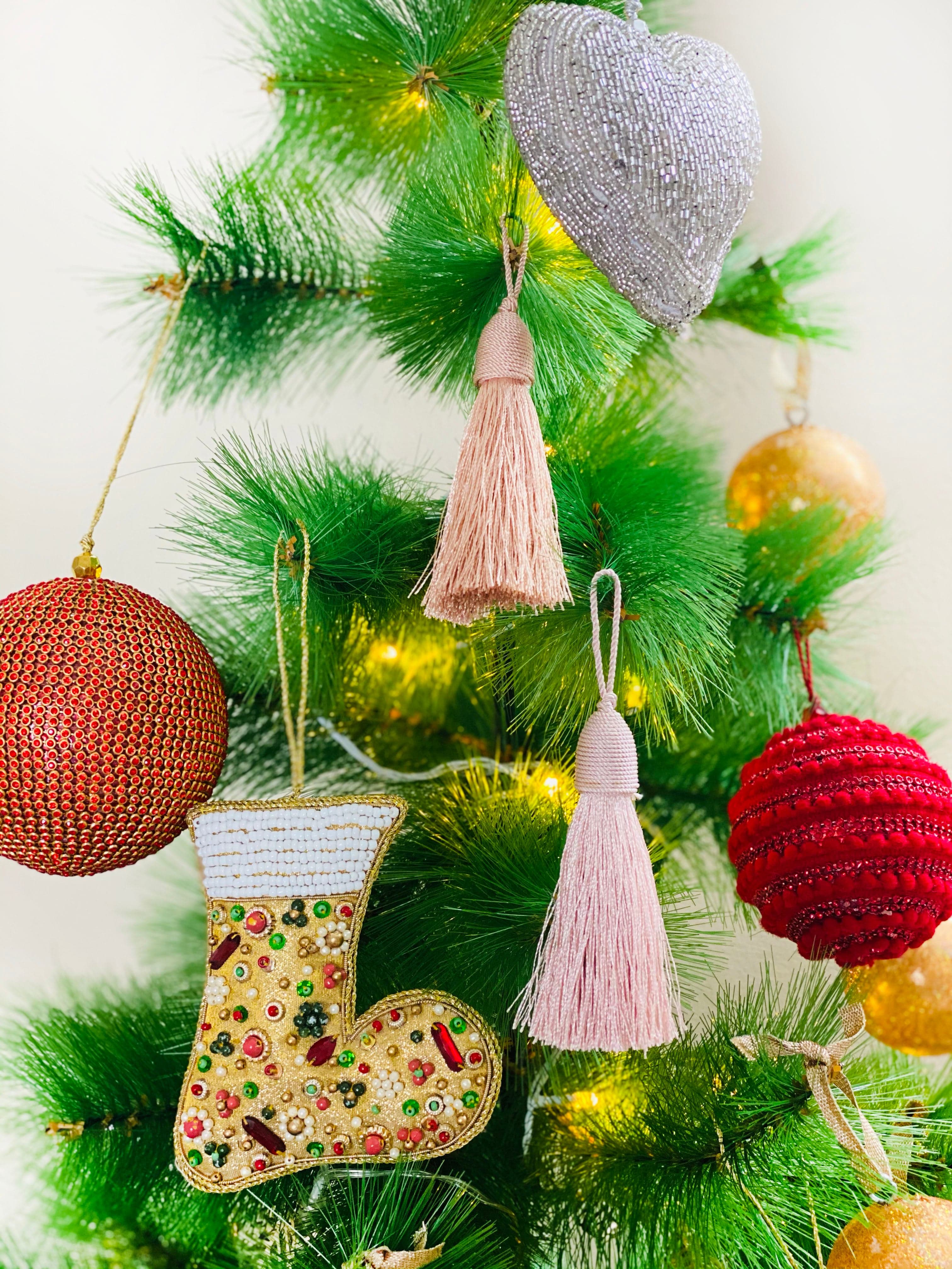 Embellished Heart Ornament - The Spring Palette