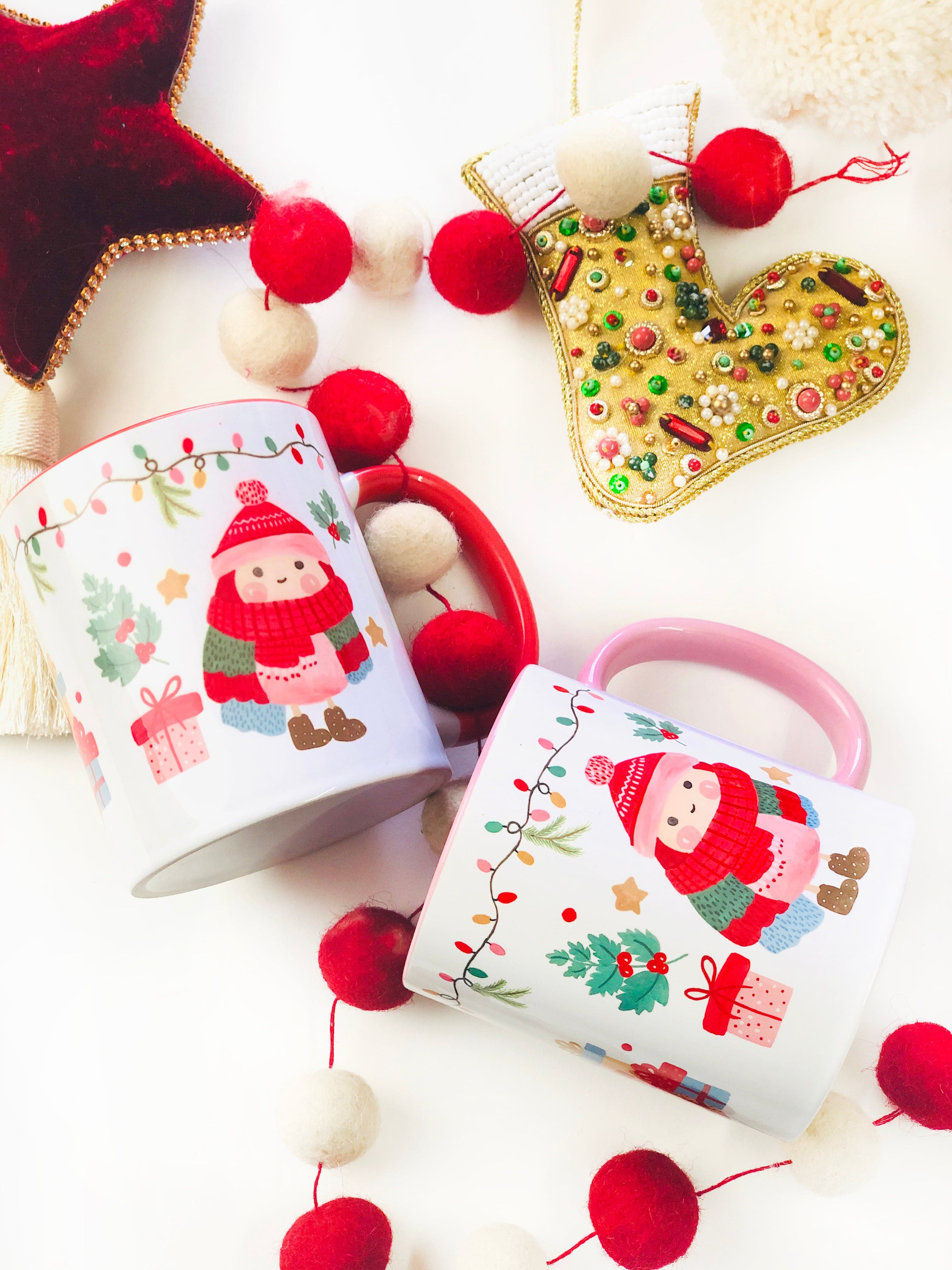 Emma's winter diary Mug - The Spring Palette