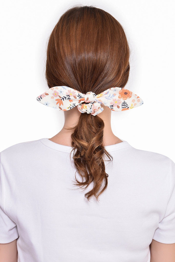 THE SPRING PALETTE Hair Accessory Enchanted Forest Bow Scrunchie