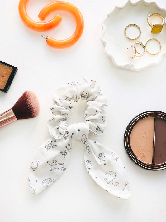 THE SPRING PALETTE Hair Accessory Fairy Tales Bow Scrunchie