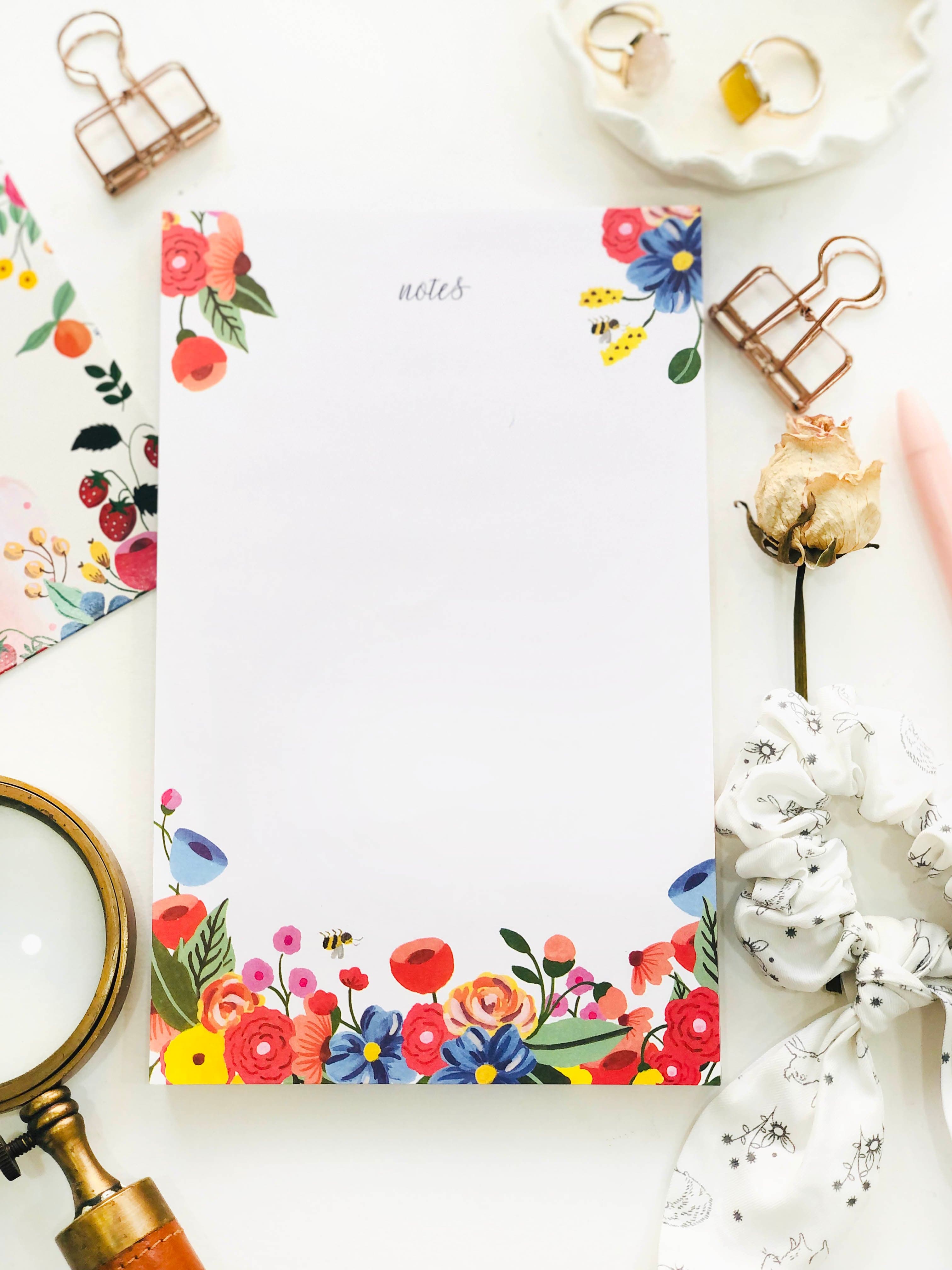 THE SPRING PALETTE Florence Notepad