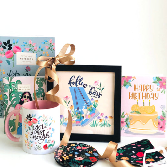 The Spring Palette Gift Without Gift Box / Without Strawberry Preserve Follow Your Bliss Gift Set