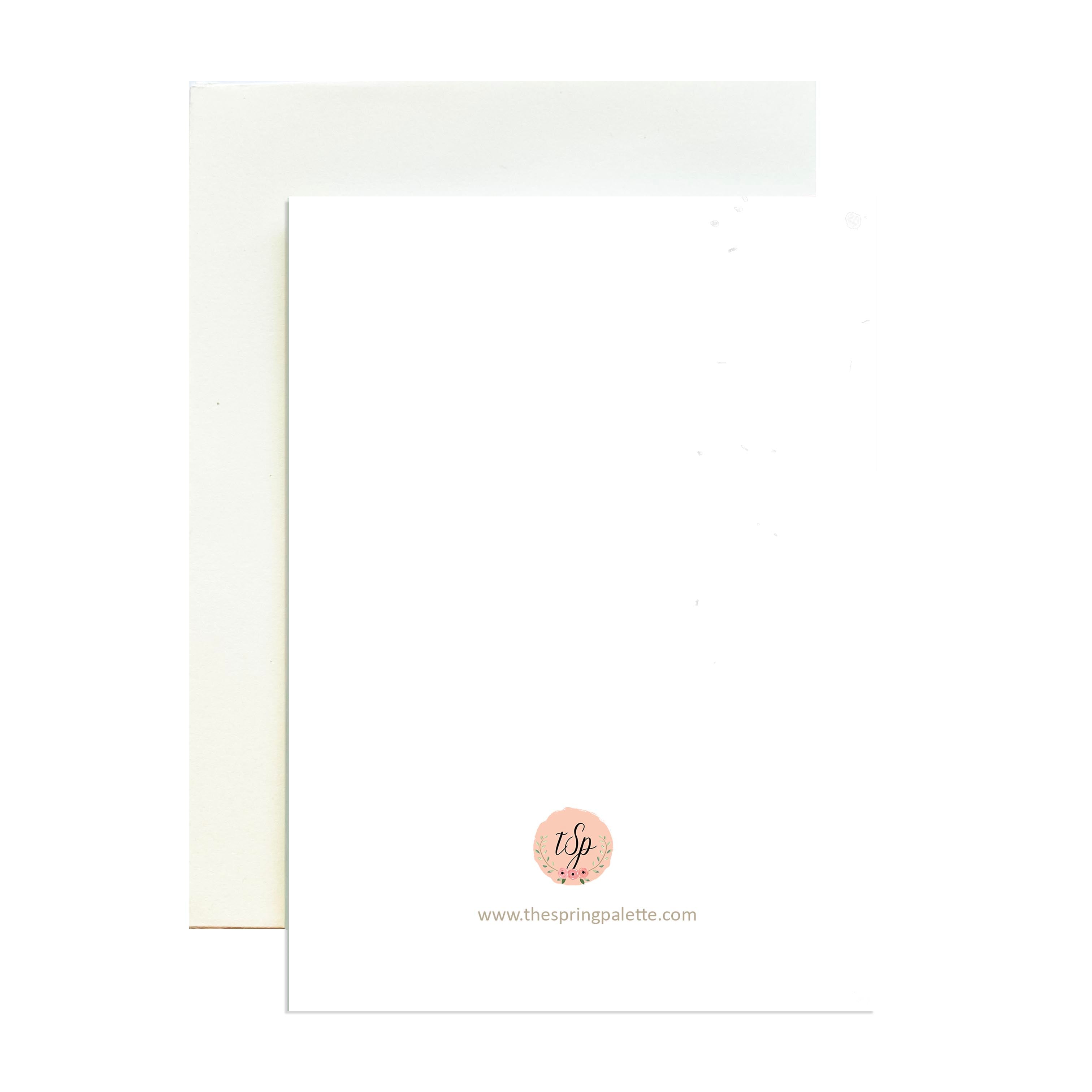 Happy Bear Greeting Card - The Spring Palette