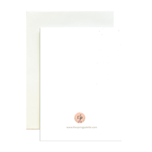 Happy Bear Greeting Card - The Spring Palette