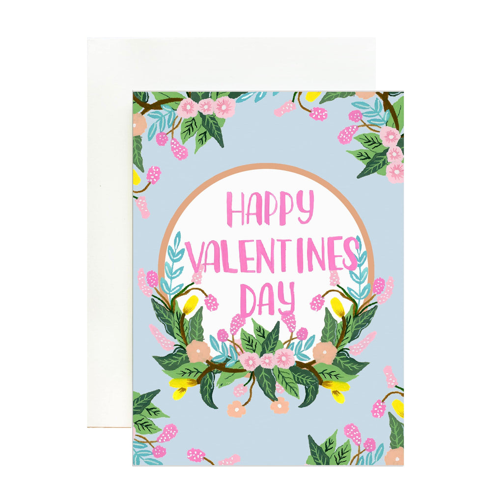 Happy Valentines Greeting Card - The Spring Palette