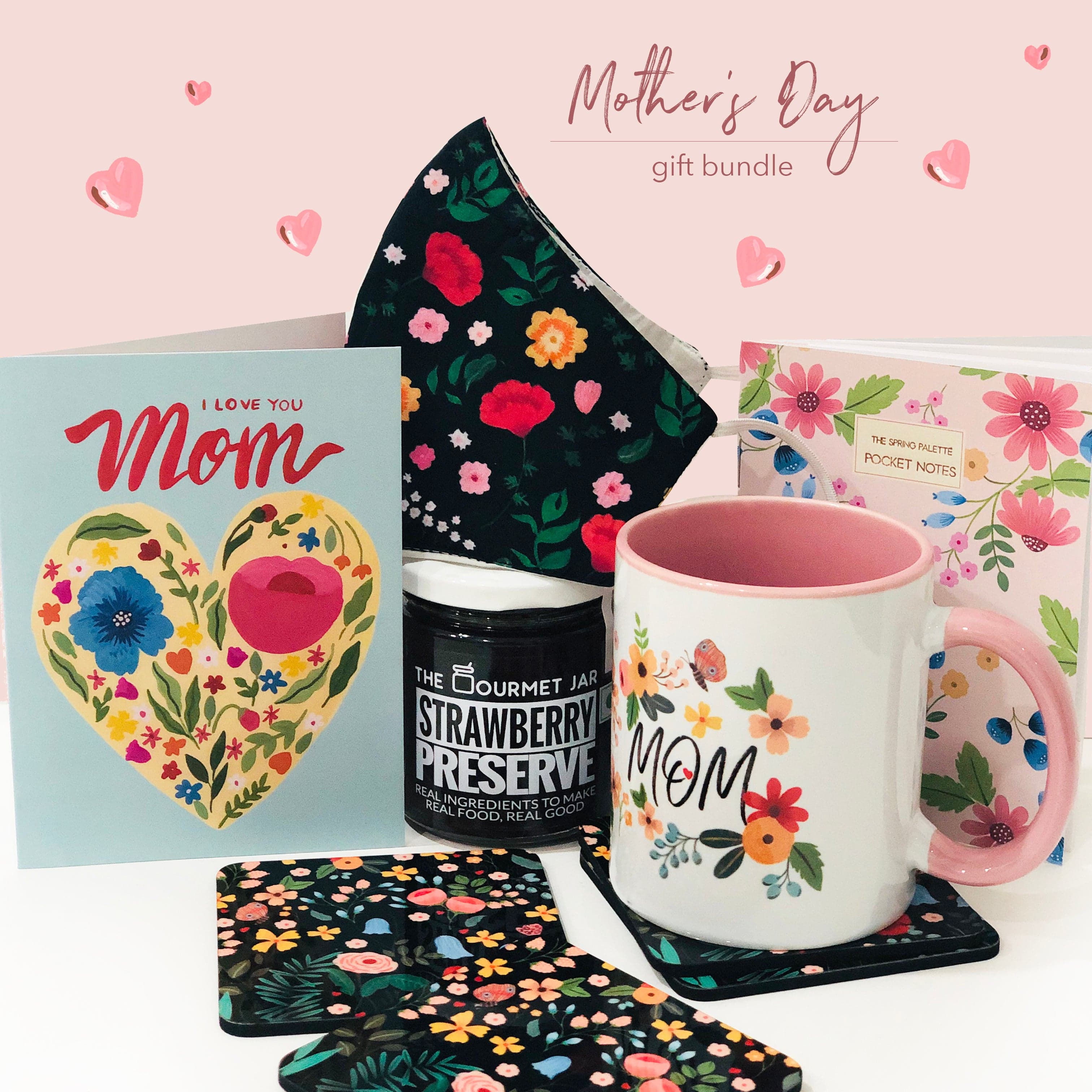 The Spring Palette Gift I Love You Mom Gift Set (Bundle of 6 products)