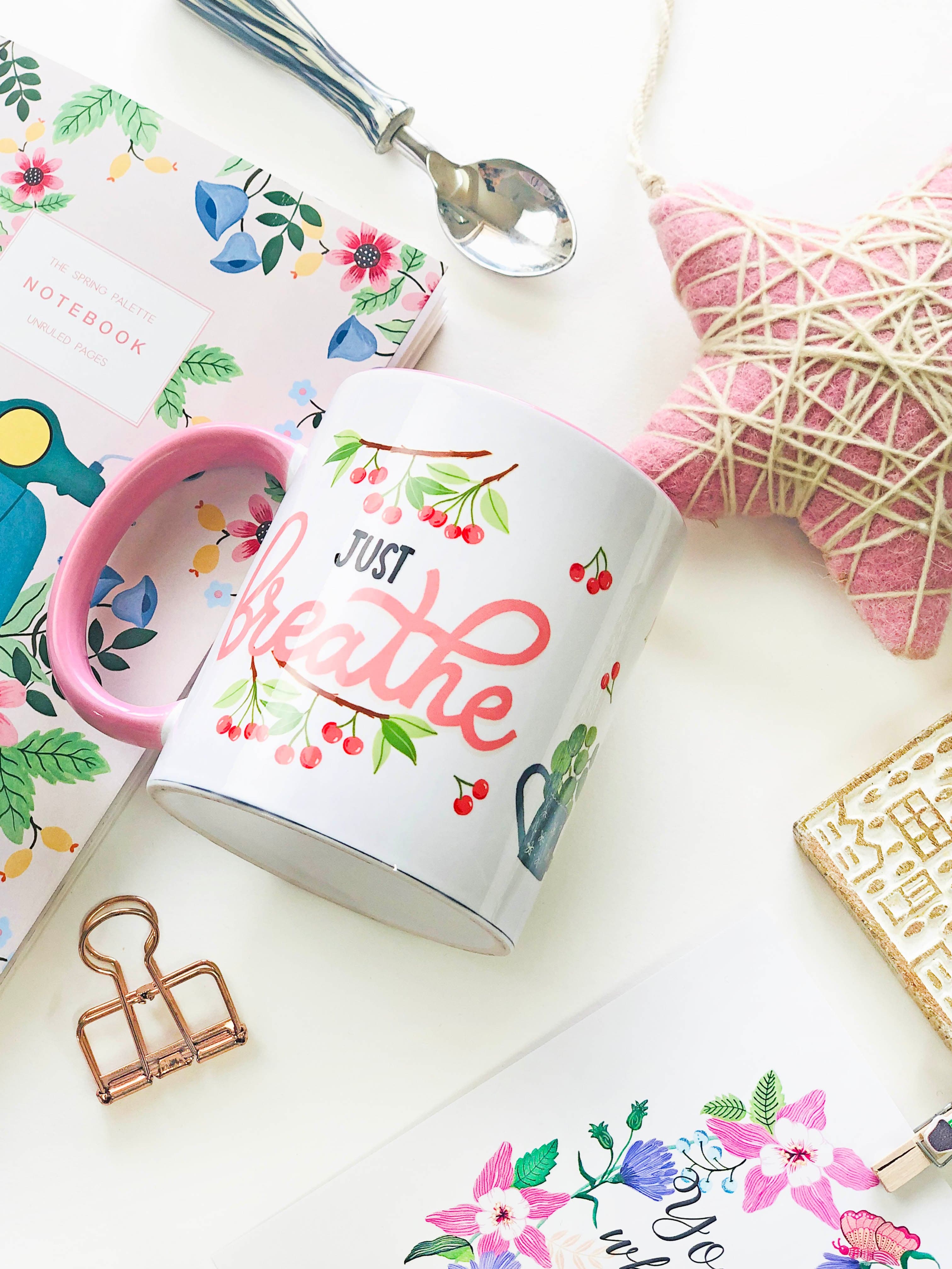 Just Breathe Mug - The Spring Palette