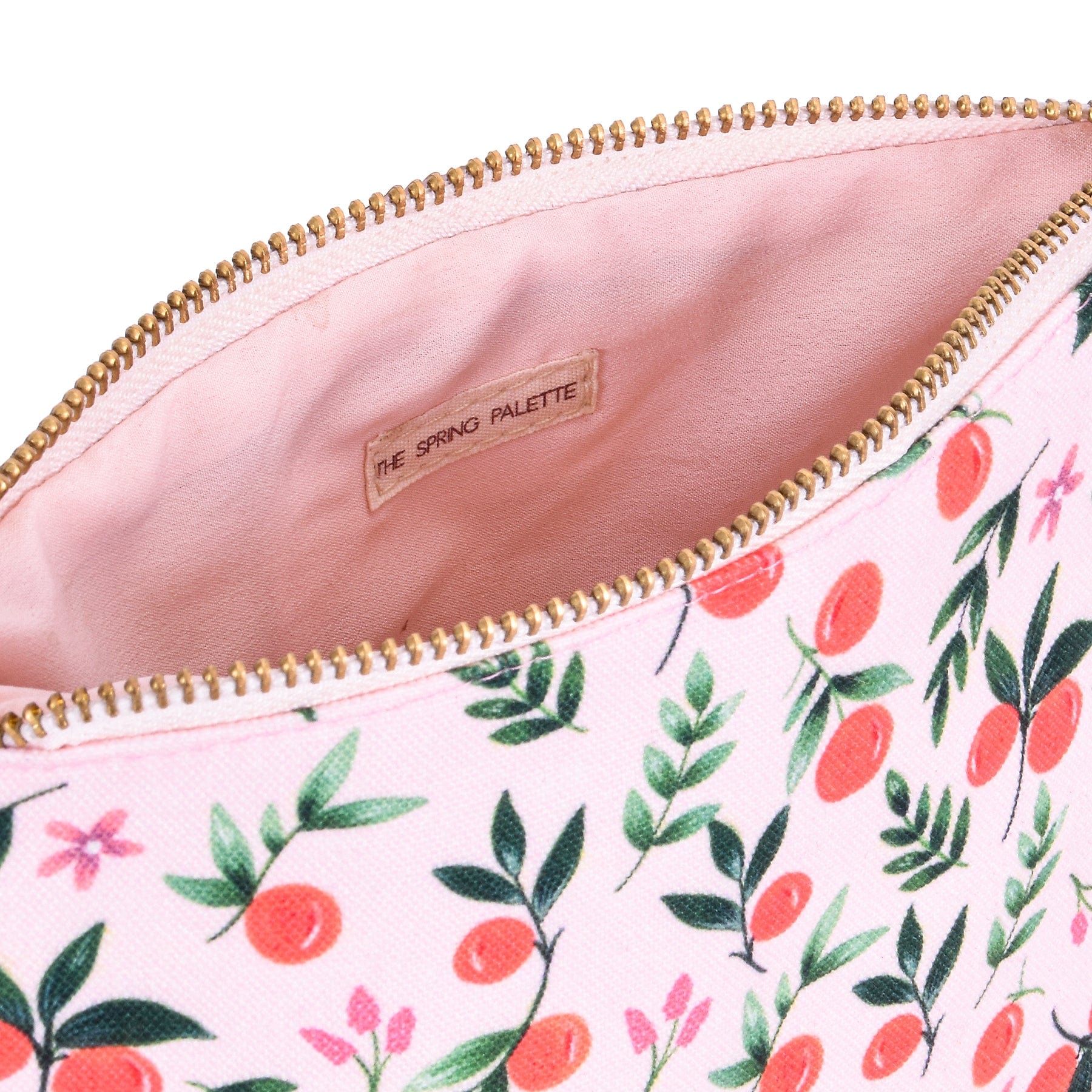 The Spring Palette Pouch Mandarin Garden Clutch Pouch