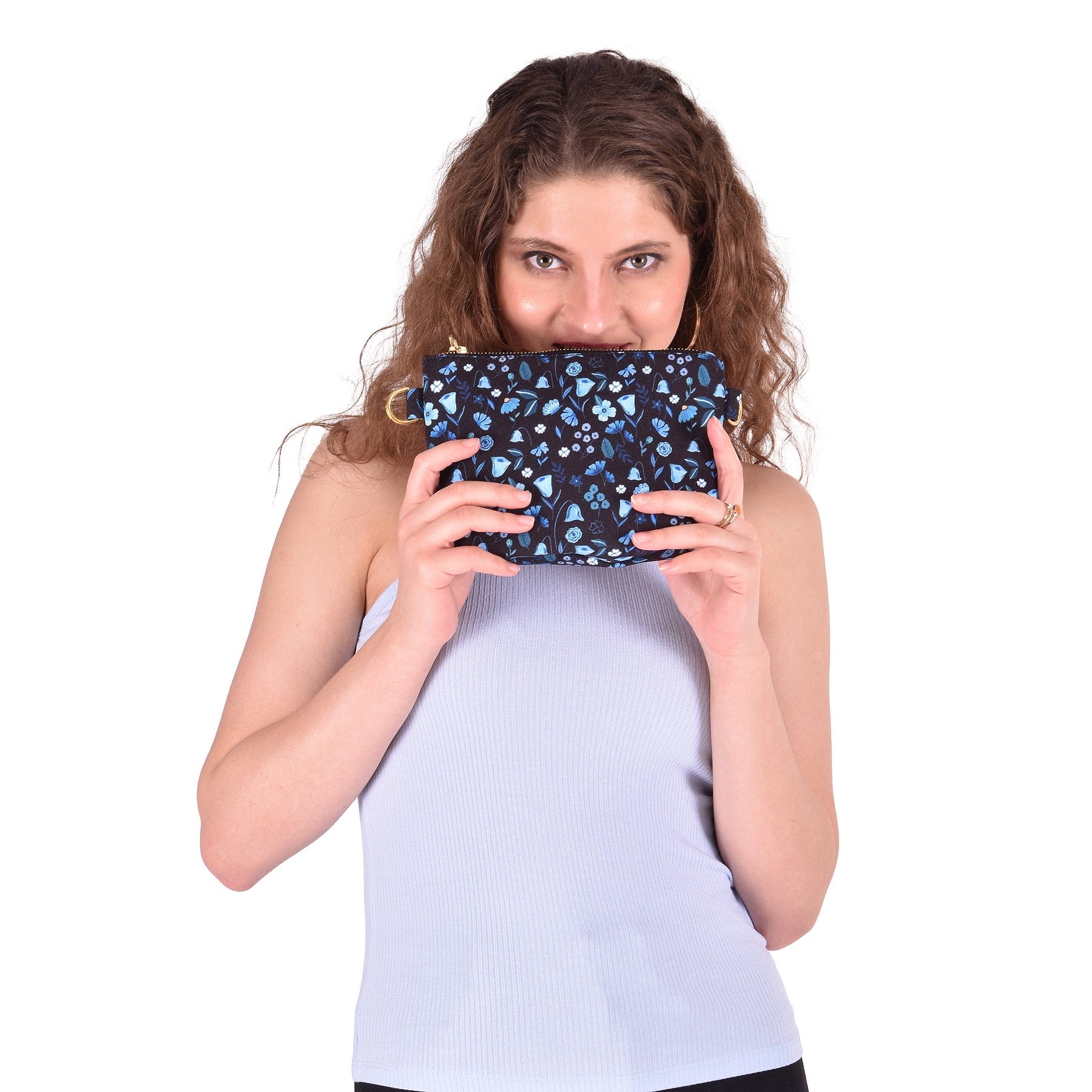 The Spring Palette Midnight Garden Clutch Pouch