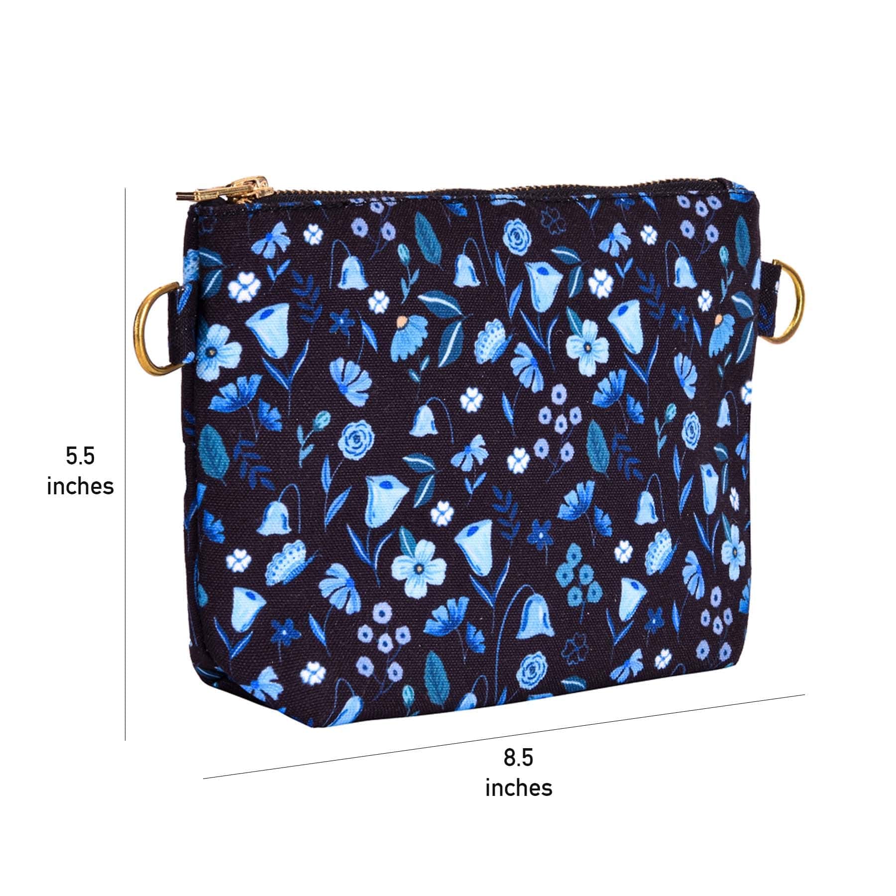 The Spring Palette Midnight Garden Clutch Pouch