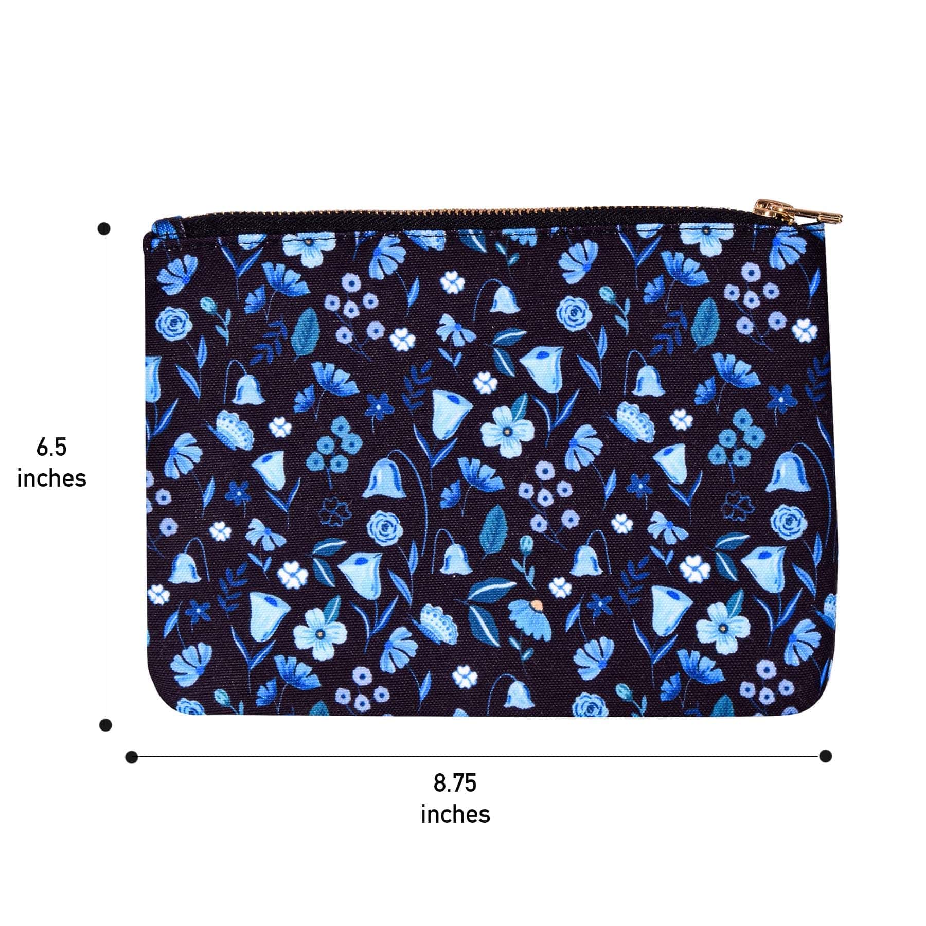The Spring Palette Midnight Garden Flat Pouch