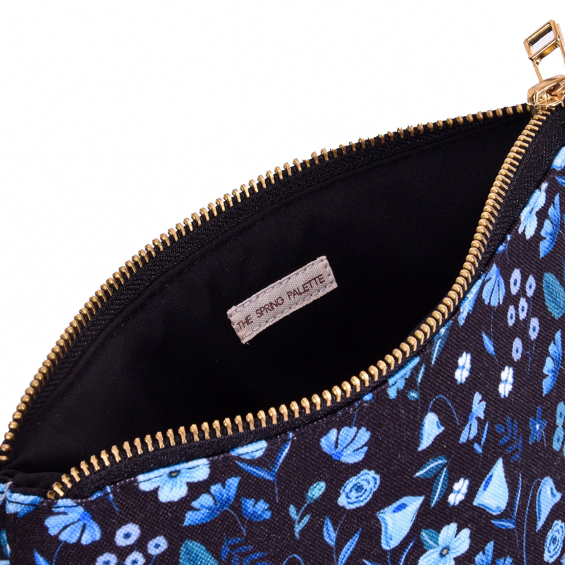 The Spring Palette Midnight Garden Flat Pouch