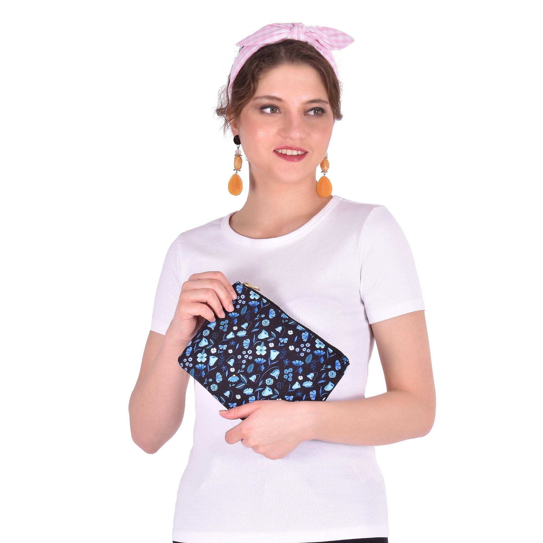 The Spring Palette Midnight Garden Flat Pouch