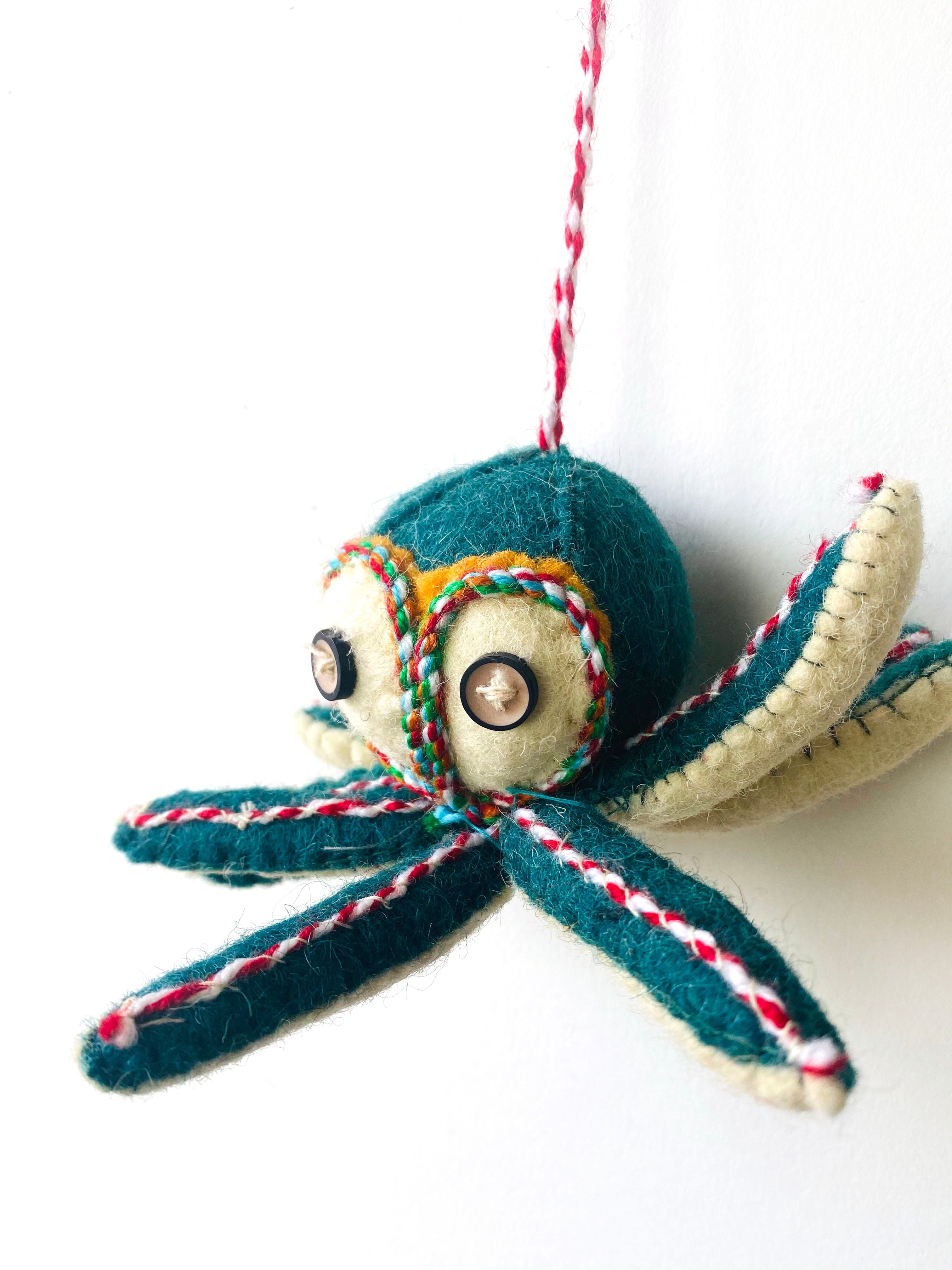 Octopus Ornament - The Spring Palette