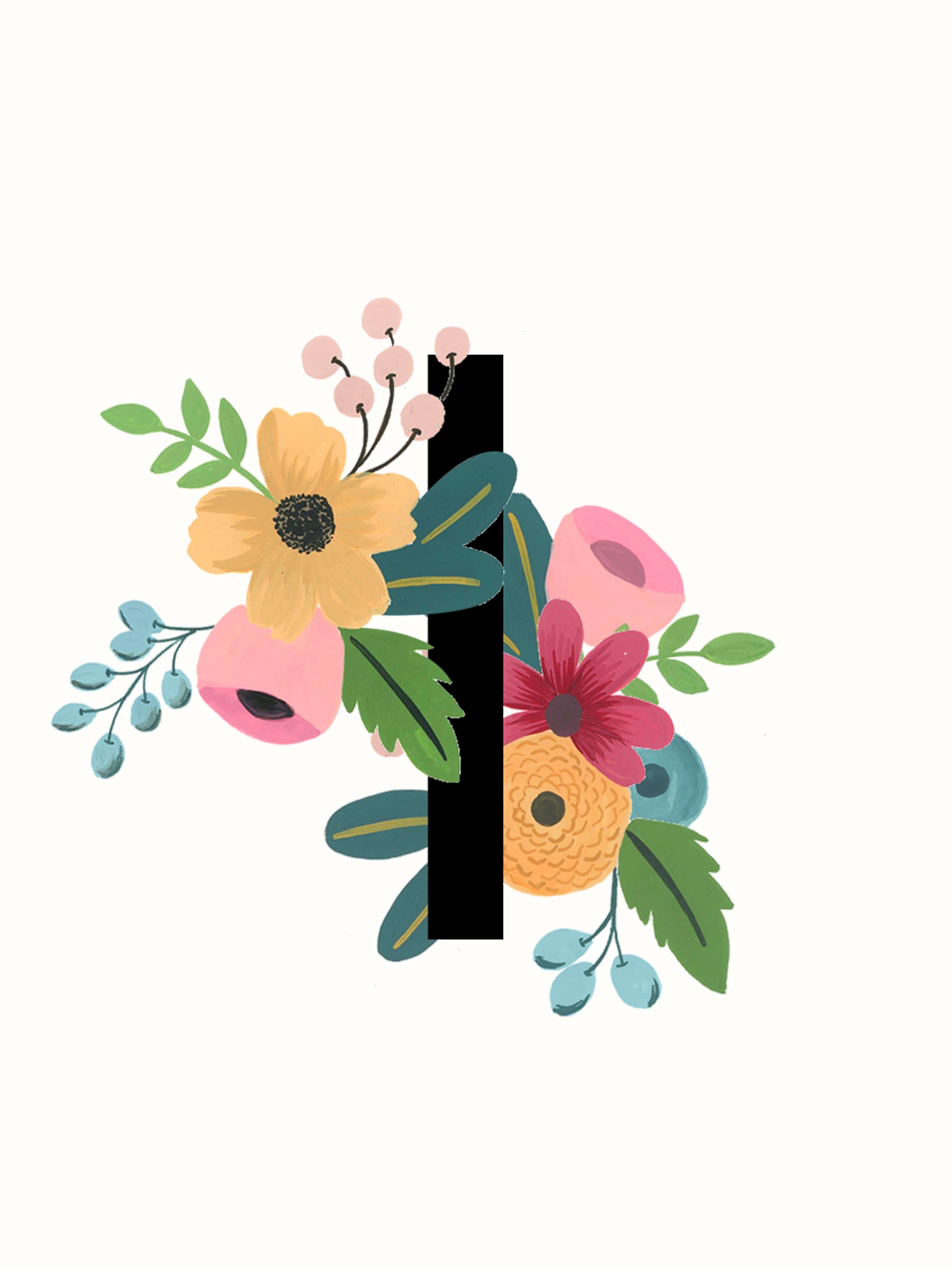 Fleur Monogram Mug - The Spring Palette